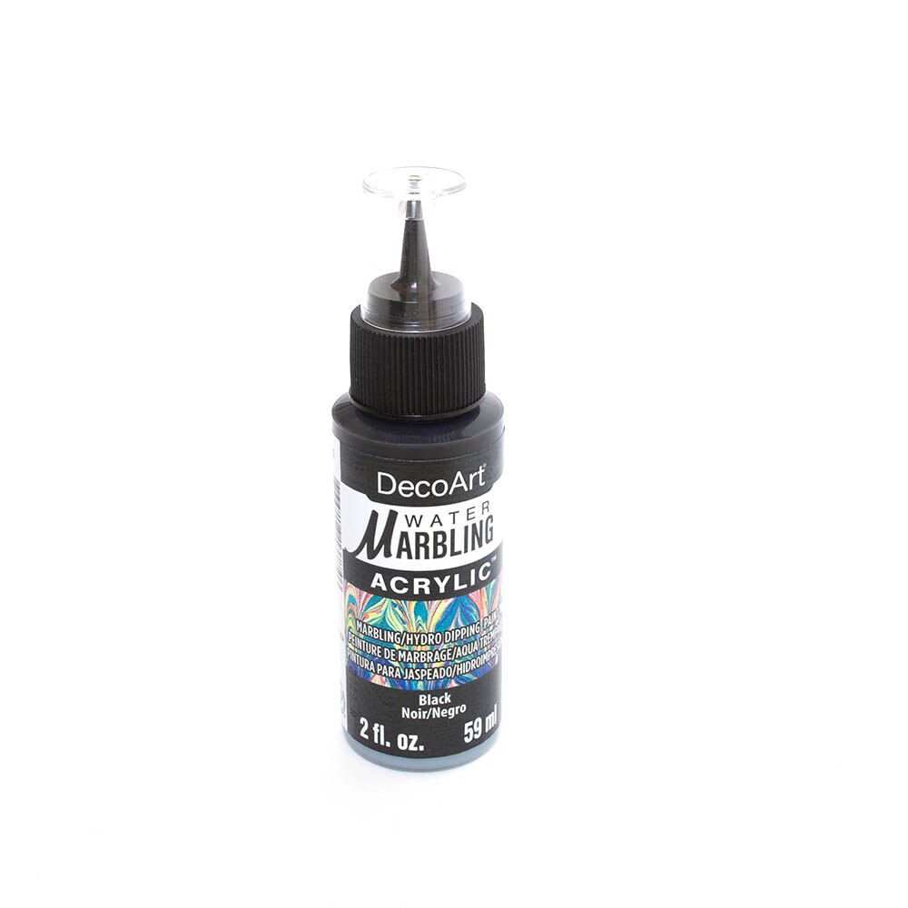 DecoArt, Paints, Art & School, Water Marbling, 2 ounce, 675003, Black